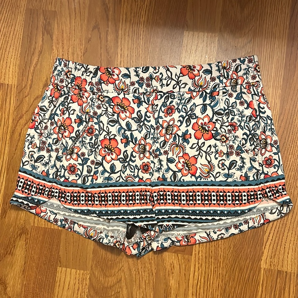 Express Boho Pattern Pull-On Shorts